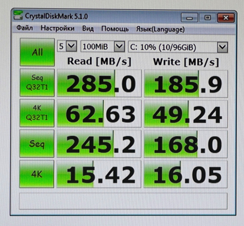 Обзор на SSD диск KINGSTON mSATA SSDNow UV500 120 Гб SATA III TLC SUV500MS/120G - изображение 7