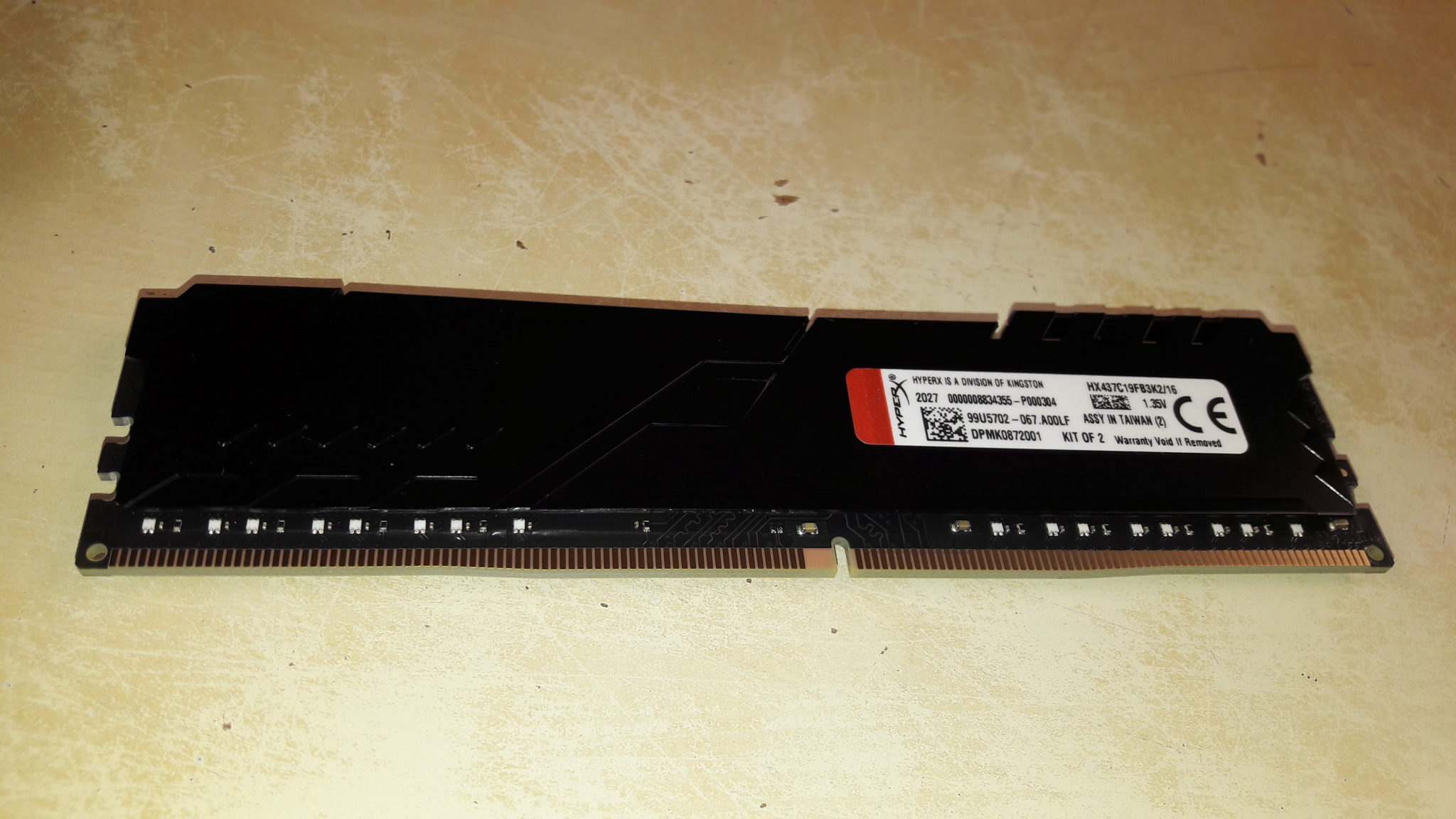 Ddr4 kingston fury beast black