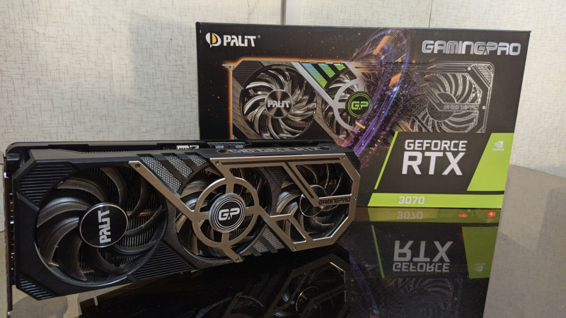 Обзор от покупателя на Видеокарта Palit GeForce RTX 3070 GAMINGPRO