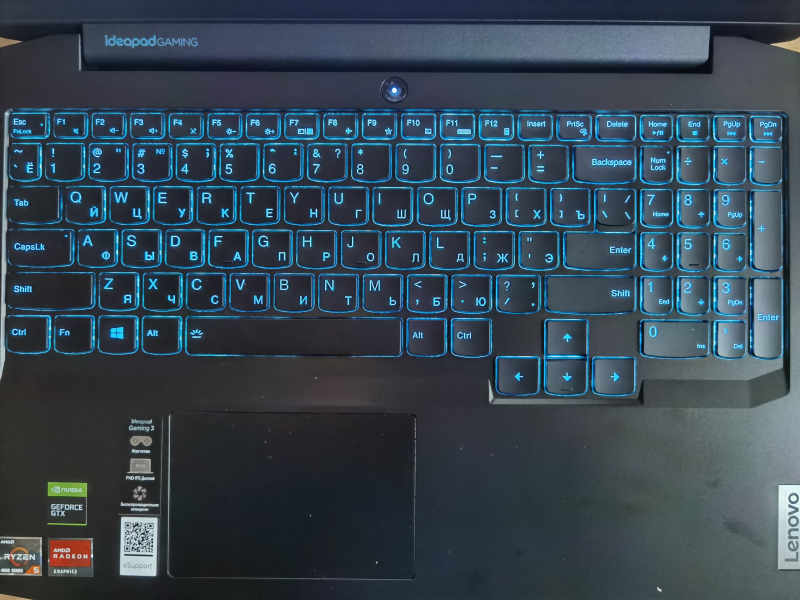 Обзор на Игровой ноутбук Lenovo IdeaPad Gaming 3 15ARH05 (82EY00C5RK) - изображение 4