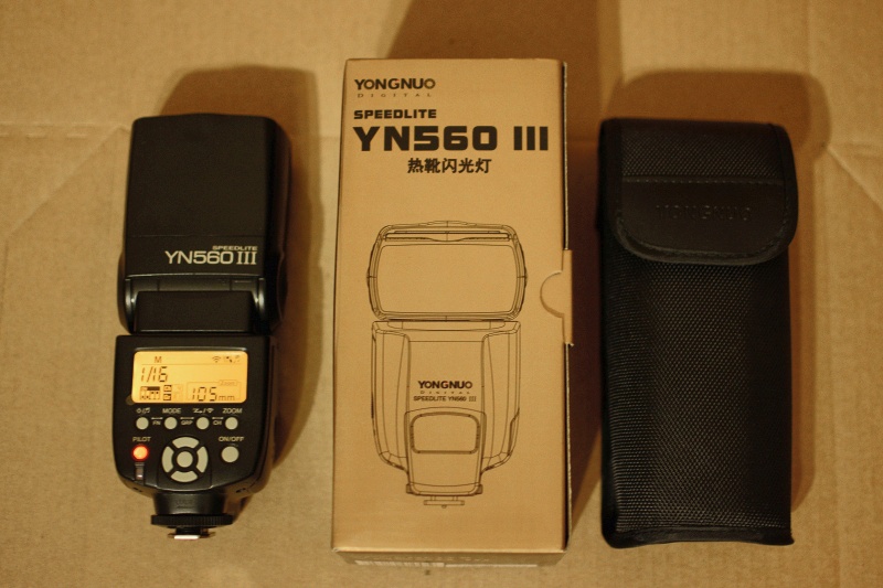 Обзор на Вспышка YongNuo Speedlite YN-560III с встроенным радиосинхр. для CANON, Nikon, PENTAX, Olympus, Sony - изображение 1