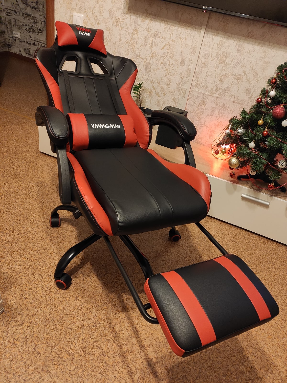 Игровое кресло vmm throne red