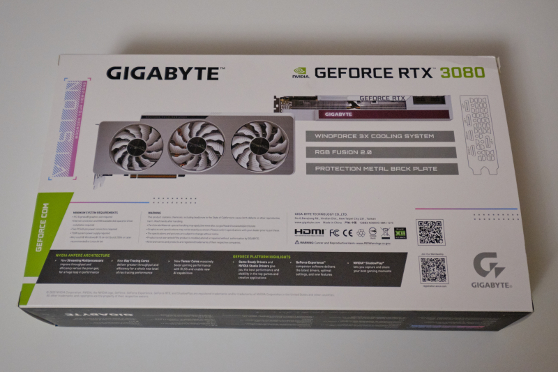 Обзор на Видеокарта GIGABYTE GeForce RTX 3080 10240Mb VISION OC (GV-N3080VISION OC-10GD) - изображение 3