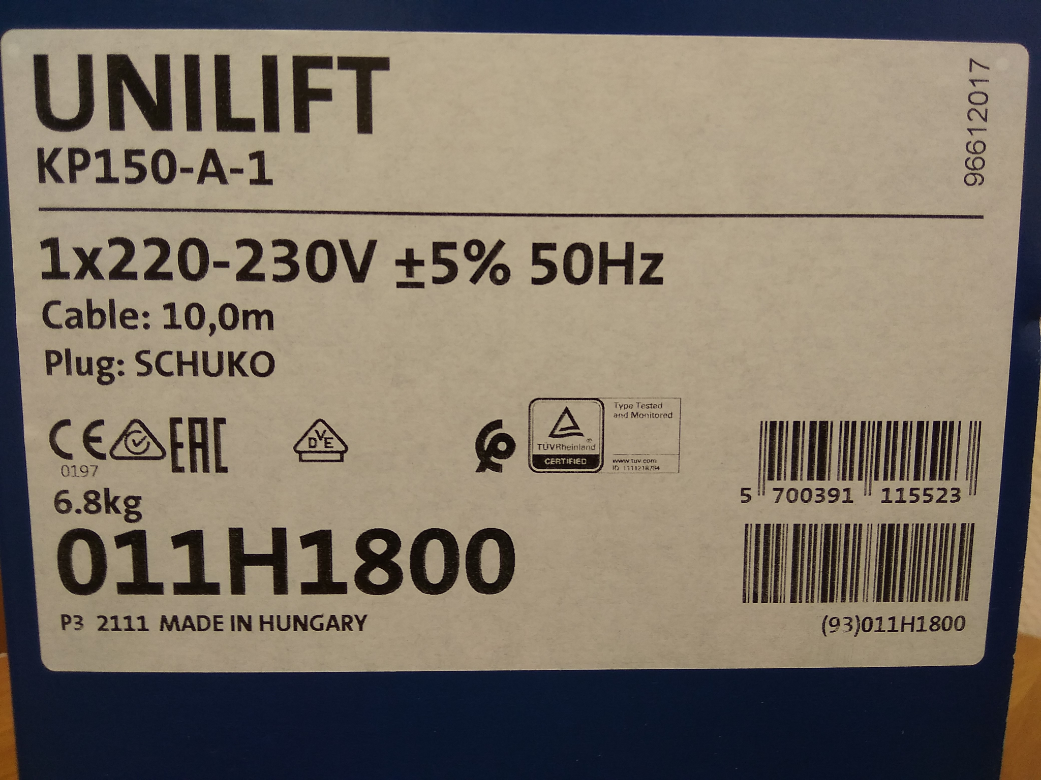 Unilift kp150 м1.