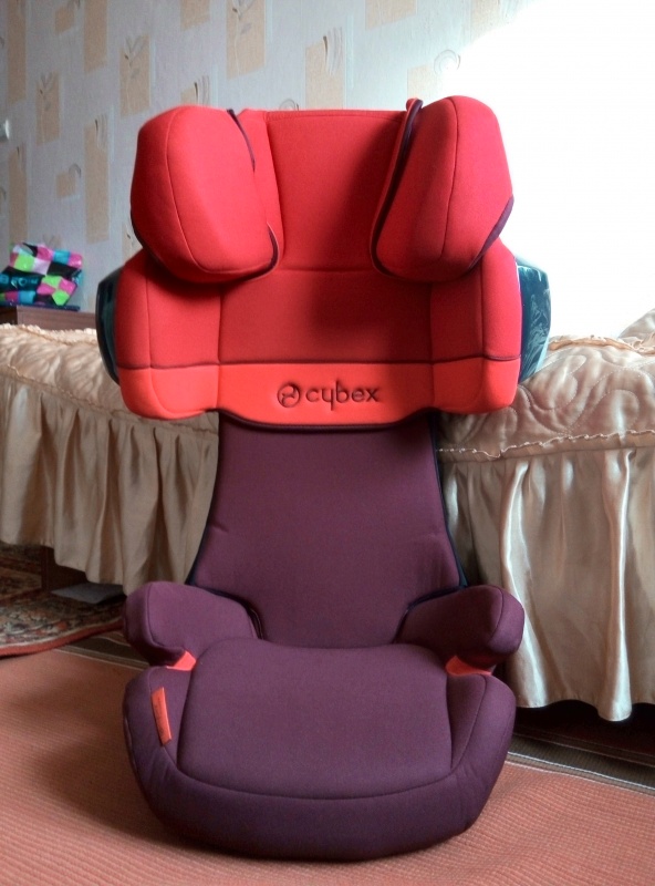 Обзор на Автокресло Cybex Solution X2-Fix (15-36) кг. Rumba Red - изображение 4
