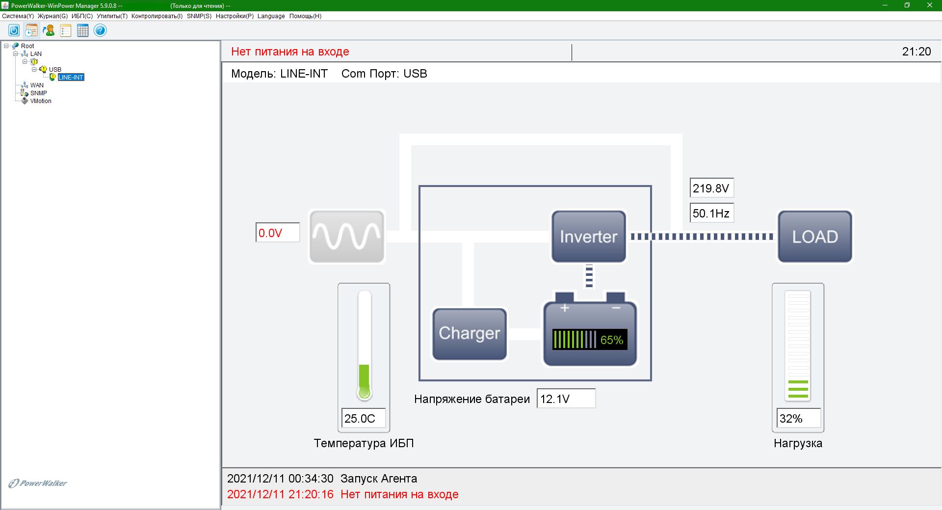 Внутренняя snmp карта ippon 687872