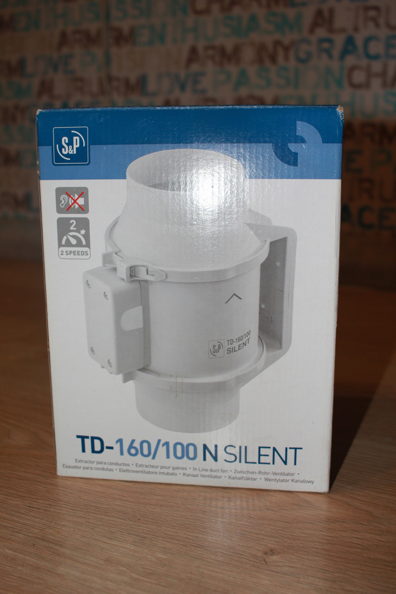 Канальный вентилятор Soler & Palau td-160/100 n Silent. Td 160/100 n Silent. Шумоизолированный канальный вентилятор.