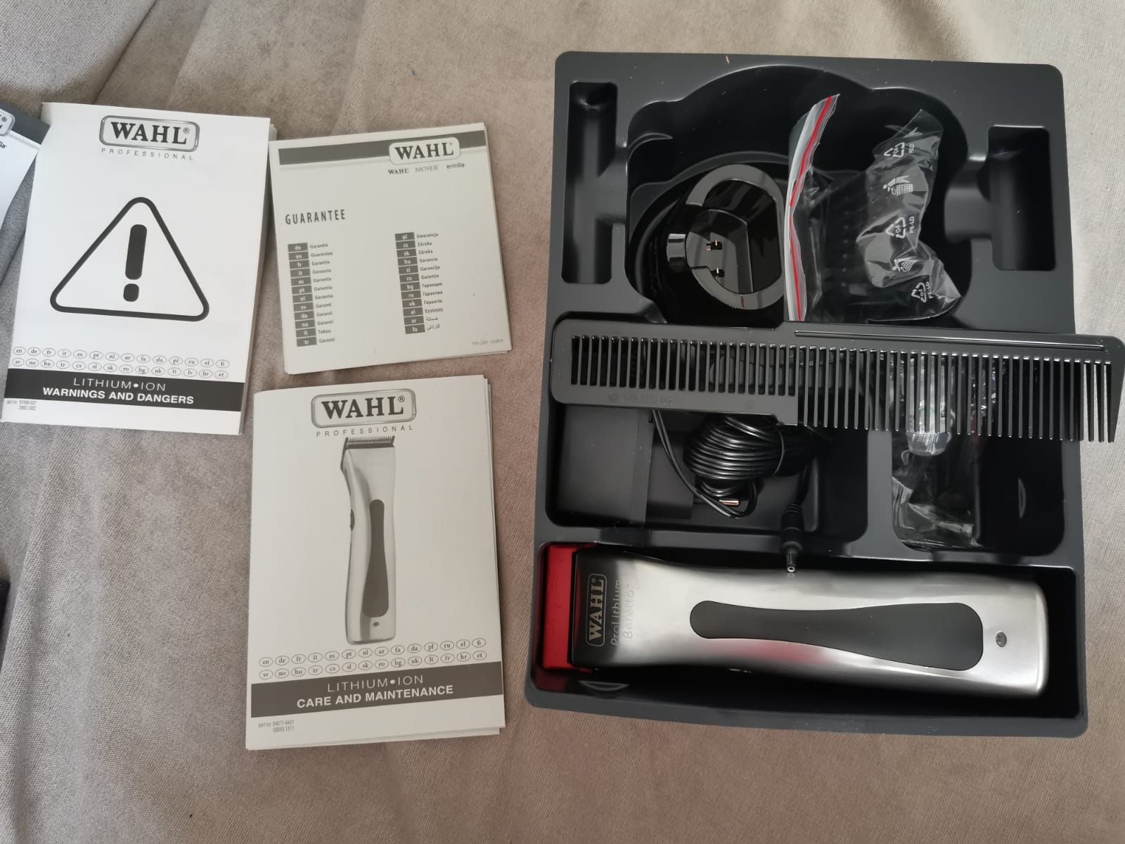 Машинка для стрижки волос wahl 4212-0471 prolithium beretto