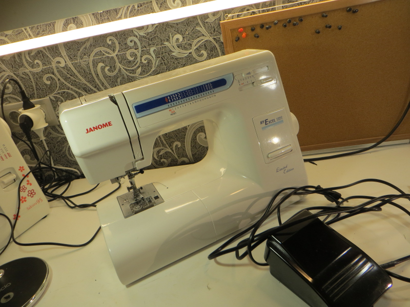 Janome my excel 1221 виды строчек