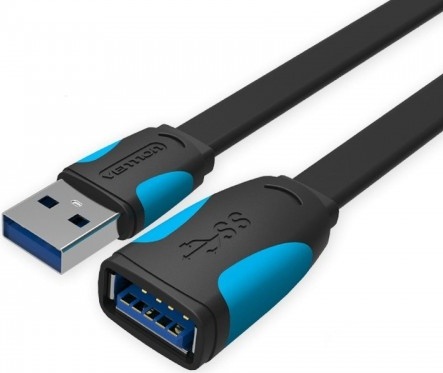 Кабель-удлинитель VENTION USB 3.0 AM/AF - 2 м плоский VAS-A13-B200 — купить по низкой цене в интернет-магазине ОНЛАЙН ТРЕЙД.РУ