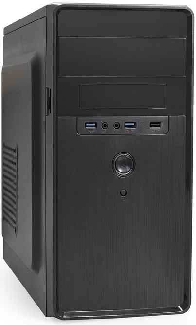 Корпус Minitower ExeGate BA-309U2-AA400 Black mATX БП AA400 EX286439RUS - купить в интернет-магазине ОНЛАЙН ТРЕЙД.РУ