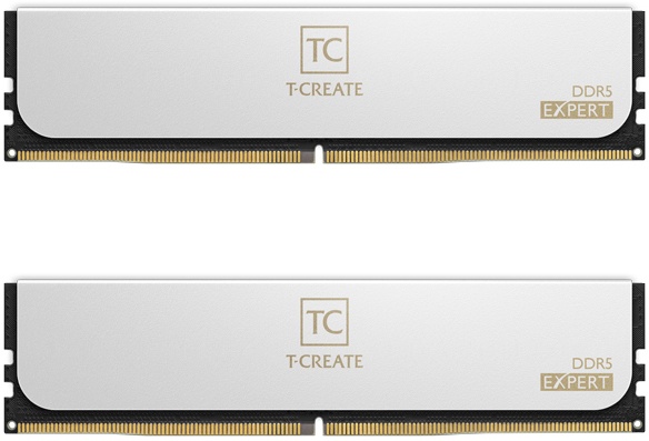 Оперативная память Team Group DDR5 T-Create Expert 32GB (2x16GB) 6400MHz CL32 (32-39-39-84) 1.35V White (CTCWD532G6400HC32ADC0) — купить в интернет-магазине ОНЛАЙН ТРЕЙД.РУ