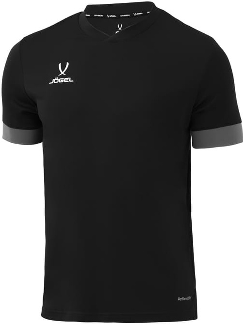 Футболка игровая Jogel DIVISION PerFormDRY Union Jersey, черный/темно-серый/белый, XL (р.рус 52-54) 4680459148735 - низкая цена, доставка или самовывоз по Екатеринбургу. Футболка игровая Йогел DIVISION PerFormDRY Union Jersey, черный/темно-серый/белый, XL (р.рус 52-54) купить в интернет магазине ОНЛАЙН ТРЕЙД.РУ