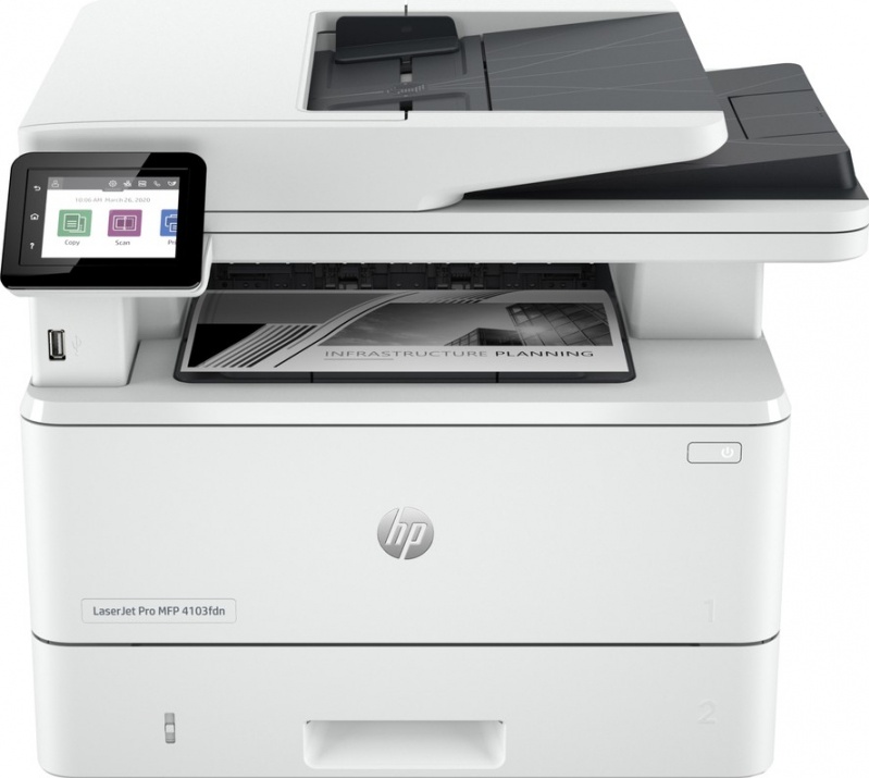 МФУ HP LaserJet Pro MFP M4103fdn (стартовый картридж 3050 стр.) 2Z628A - купить по выгодной цене в интернет-магазине ОНЛАЙН ТРЕЙД.РУ Тюмень