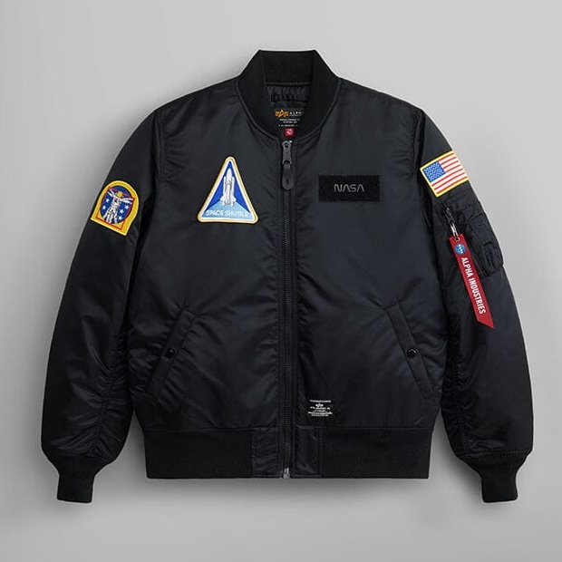 Бомбер ALPHA INDUSTRIES MJN53500C1 NASA MA-1 FLIGHT JACKET GEN II мужской, цвет чёрный, размер M MJN53500C1-001/M — купить по низкой цене в интернет-магазине ОНЛАЙН ТРЕЙД.РУ