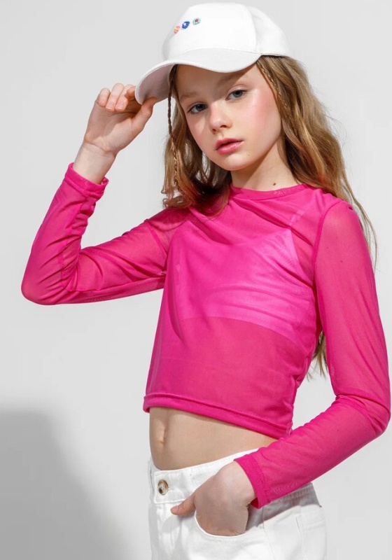 Топ Amarobaby Young AB-OD22-Y2702/06-146 для девочек, цвет розовый, размер 146 — купить по низкой цене в интернет-магазине ОНЛАЙН ТРЕЙД.РУ