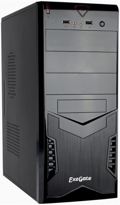 Корпус Exegate CP-601 Black ATX без БП EX261447RUS- купить в интернет-магазине ОНЛАЙН ТРЕЙД.РУ в Чебоксарах.
