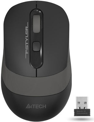 Мышь A4tech Fstyler FG10S черный/серый оптическая silent беспроводная USB 1204030 A4TECH — купить по низкой цене в интернет-магазине ОНЛАЙН ТРЕЙД.РУ