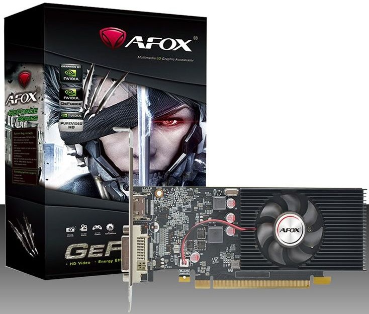 Видеокарта AFOX GeForce GT 1030 LP SINGLE FAN 4G AF1030-4096D4L5 — купить по низкой цене в интернет-магазине ОНЛАЙН ТРЕЙД.РУ