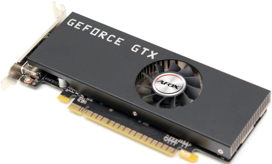 Видеокарта AFOX GeForce GTX 1050 Ti LP SINGLE FAN 4G, AF1050TI-4096D5L5 ...