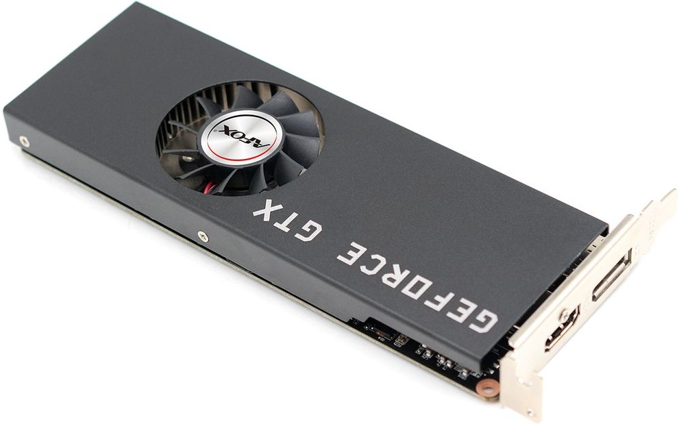 Видеокарта AFOX GeForce GTX 1050 Ti LP SINGLE FAN 4G AF1050TI-4096D5L5 ...