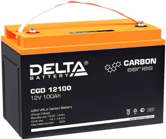 Аккумулятор DELTA BATTERY CGD 12100- купить по выгодной цене в интернет-магазине ОНЛАЙН ТРЕЙД.РУ Санкт-Петербург