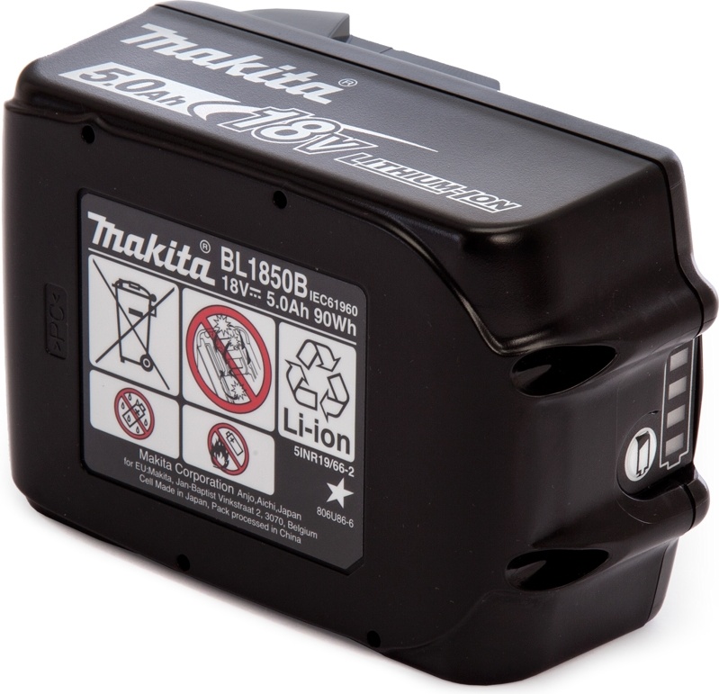 Аккумулятор Makita тип BL1850B, 18В,5.0Ач Li-ion (OEM) LXT 632F15-1 ...