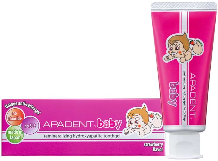 Детская зубная паста APADENT Baby, 0+, 55 г — купить в интернет ...