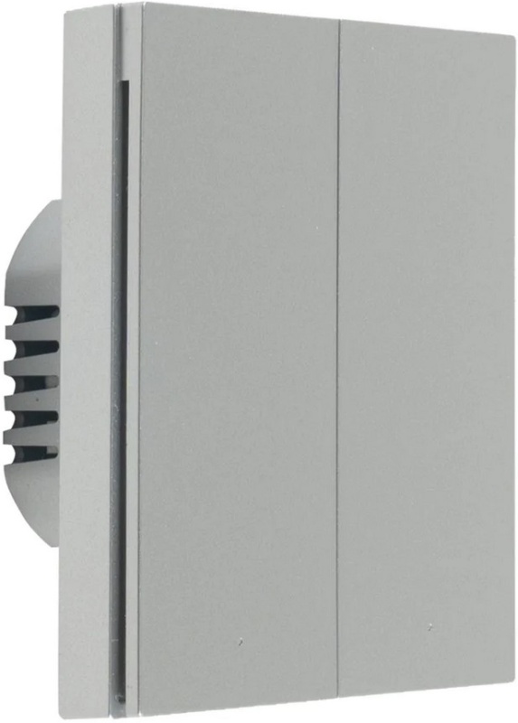 Купить aQARA Серый Умный настенный выключатель H1 EU(без нейтрали, 2 клавиши) WS-EUK02gr в интернет-магазине ОНЛАЙН ТРЕЙД.РУ
