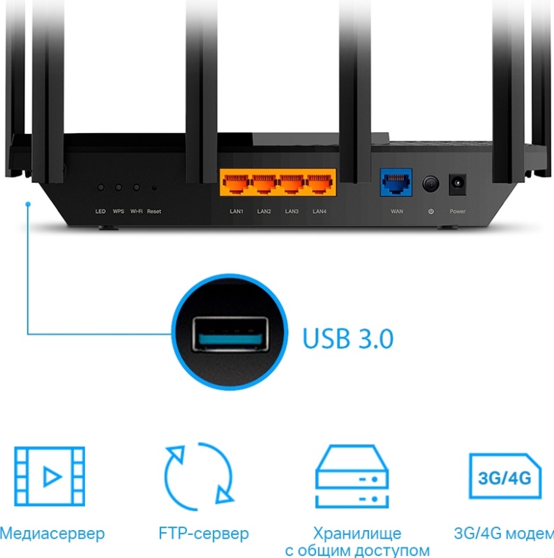 Wi-Fi роутер TP-LINK Archer AX73 — купить по низкой цене в интернет ...