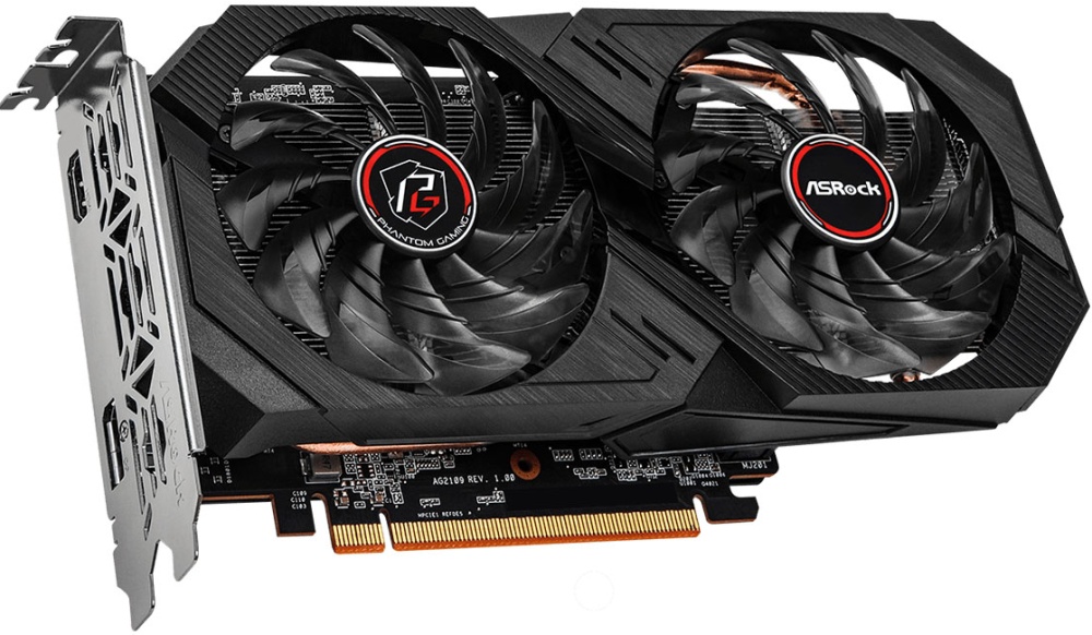 Видеокарта ASROCK Radeon RX 6500 XT Phantom Gaming D OC 4G RX6500XT PGD ...