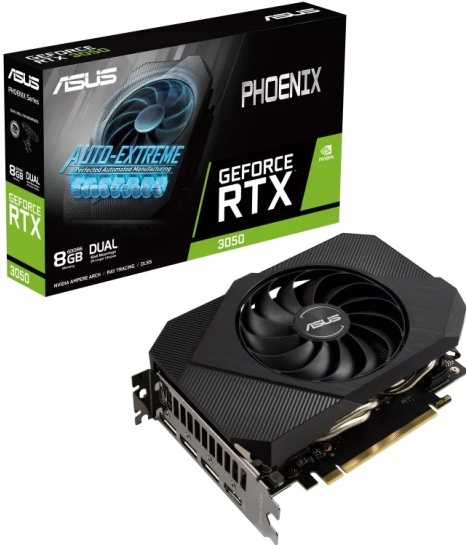 Видеокарта ASUS GeForce RTX 3050 PHOENIX 8G PH-RTX3050-8G — купить в ...