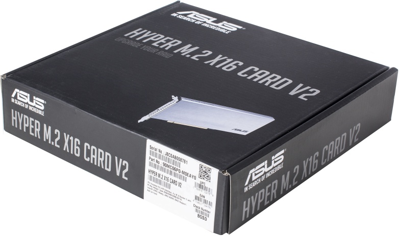 Asus Hyper M.2 X16 V2 Tarjeta y Adaptador de Interfaz Interno Asus Hyper M.2 X16 V2 Tarjeta y Adaptador de Interfaz Interno