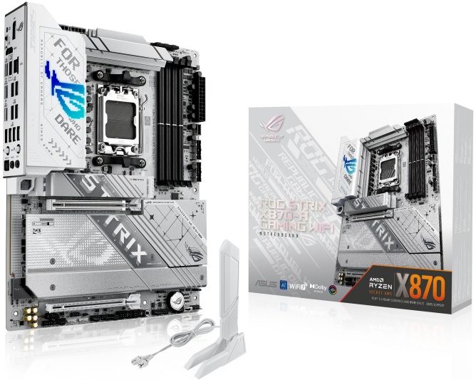 Материнская плата ASUS ROG STRIX X870-A GAMING WIFI (AM5, ATX)- купить по выгодной цене в интернет-магазине ОНЛАЙН ТРЕЙД.РУ Новосибирск