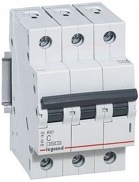 Автоматический выключатель Legrand RX3 63А 3P (C) 4,5kA, 419714 - купить в интернет-магазине ОНЛАЙН ТРЕЙД.РУ