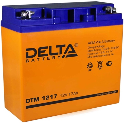 Аккумуляторная батарея для ИБП DELTA BATTERY DTM 1217- купить в интернет-магазине ОНЛАЙН ТРЕЙД.РУ в Чебоксарах.