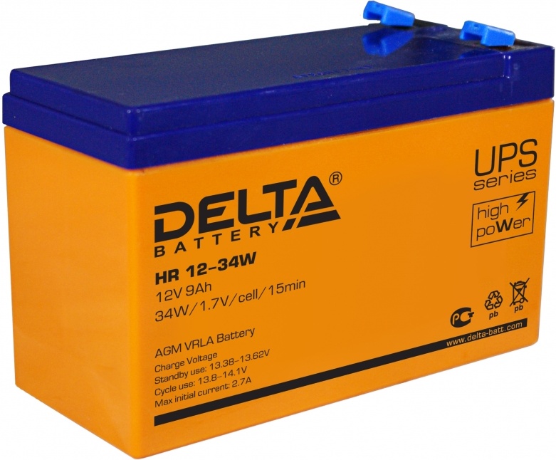 Аккумуляторная батарея для ИБП DELTA BATTERY HR 12-34W HR 12-34 W - купить по низкой цене в интернет-магазине ОНЛАЙН ТРЕЙД.РУ Казани