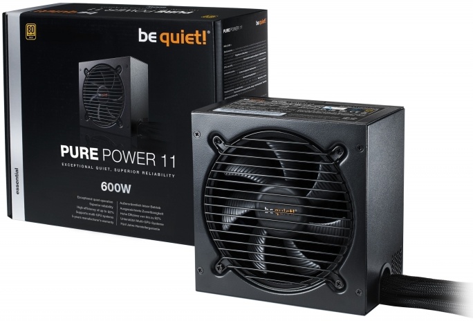 Блок питания be quiet! PURE POWER 11 600W Gold ATX BN294 — купить в интернет-магазине ОНЛАЙН ТРЕЙД.РУ