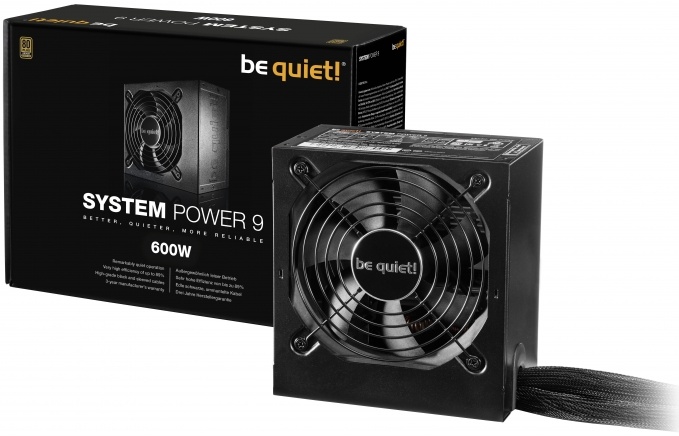 Блок питания be quiet! SYSTEM POWER 9 600W Bronze ATX BN247- низкая цена, доставка или самовывоз в Перми. Блок питания Би Квает SYSTEM POWER 9 600W Bronze ATX BN247 купить в интернет-магазине ОНЛАЙН ТРЕЙД.РУ.