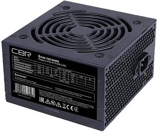 Блок питания CBR ATX PSU-ATX500-12EC 500W OEM — купить по низкой цене в интернет-магазине ОНЛАЙН ТРЕЙД.РУ