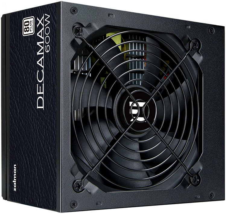 Блок питания ZALMAN Decamax, 600W, 80+ Standart (ZM600-LX3)- купить по выгодной цене в интернет-магазине ОНЛАЙН ТРЕЙД.РУ Саратов