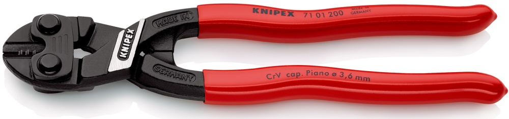 Болторез компактный Knipex KN-7101200SB CoBolt®, 200 мм, пластиковые рукоятки - купить в интернет-магазине ОНЛАЙН ТРЕЙД.РУ