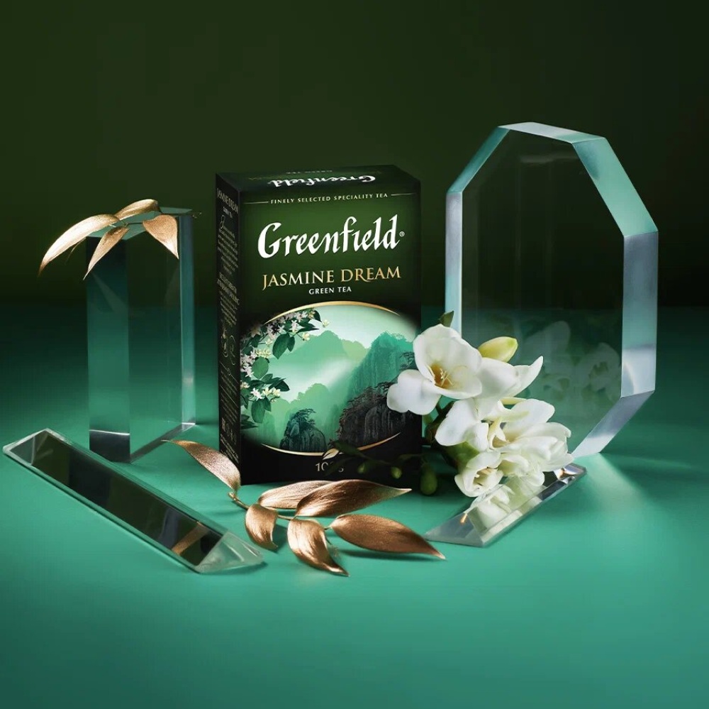 Dream 200. Greenfield зеленый чай с жасмином. Чай Greenfield зеленый 25x2 Jasmine Dream. Чай зеленый Greenfield Jasmine Symphony.