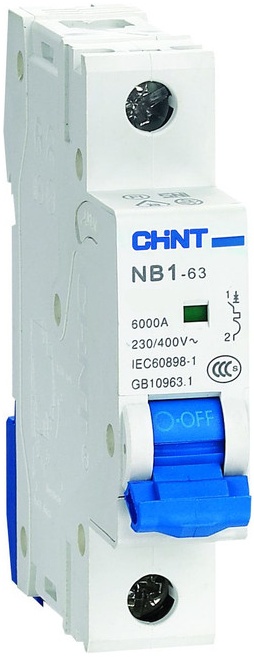 Автоматический выключатель CHINT 1п C 16А 6кА NB1-63 (R), 179616 — купить в интернет-магазине ОНЛАЙН ТРЕЙД.РУ