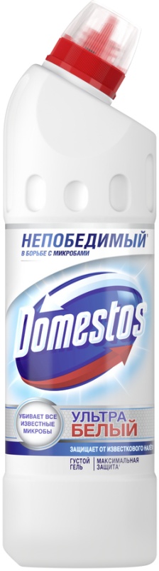 Чистящее средство DOMESTOS Ультра Белый, универсальное, 500 мл 8712561015882 — купить по низкой цене в интернет-магазине ОНЛАЙН ТРЕЙД.РУ