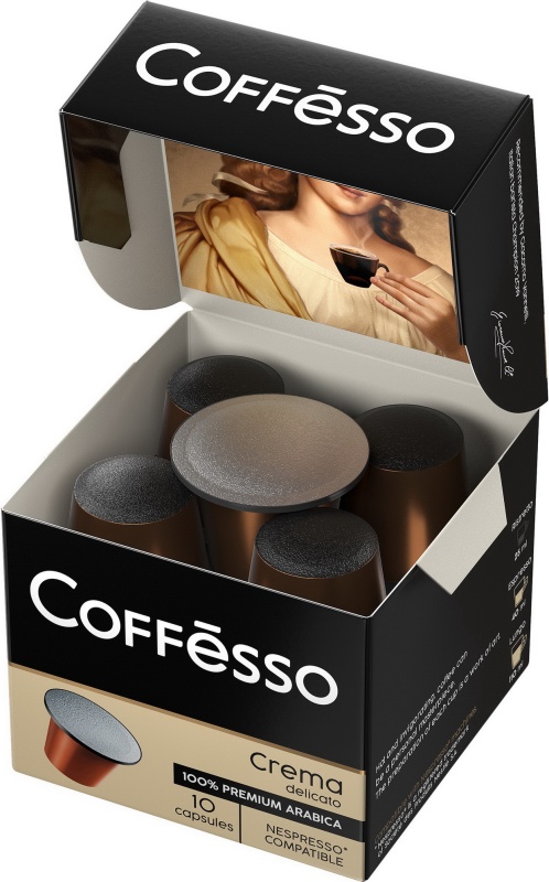 Купить Кофе в капсулах Coffesso (Коффессо) Crema Delicato 10 шт (для ...