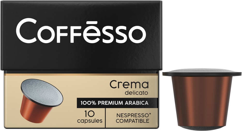 Купить Кофе в капсулах Coffesso (Коффессо) Crema Delicato 10 шт (для ...