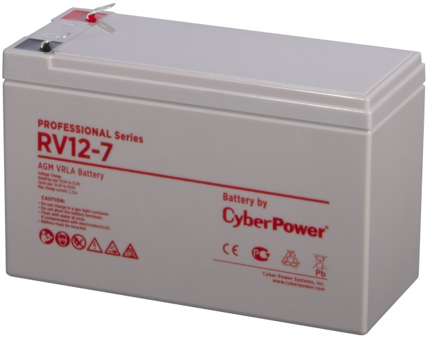 Аккумуляторная батарея для ИБП CyberPower Professional series RV 12-7- купить по выгодной цене в интернет-магазине ОНЛАЙН ТРЕЙД.РУ Санкт-Петербург