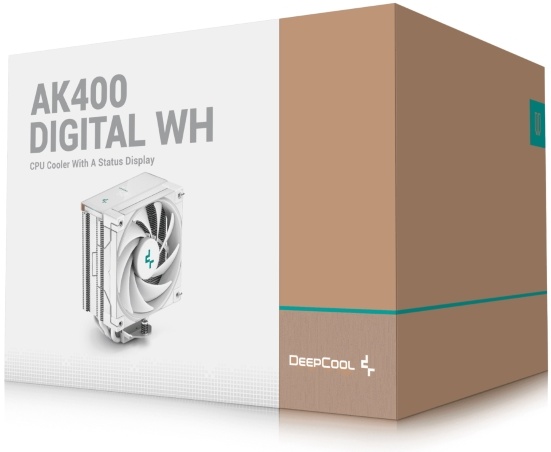 Кулер для процессора DeepCool AK400 DIGITAL WH — купить по низкой цене ...