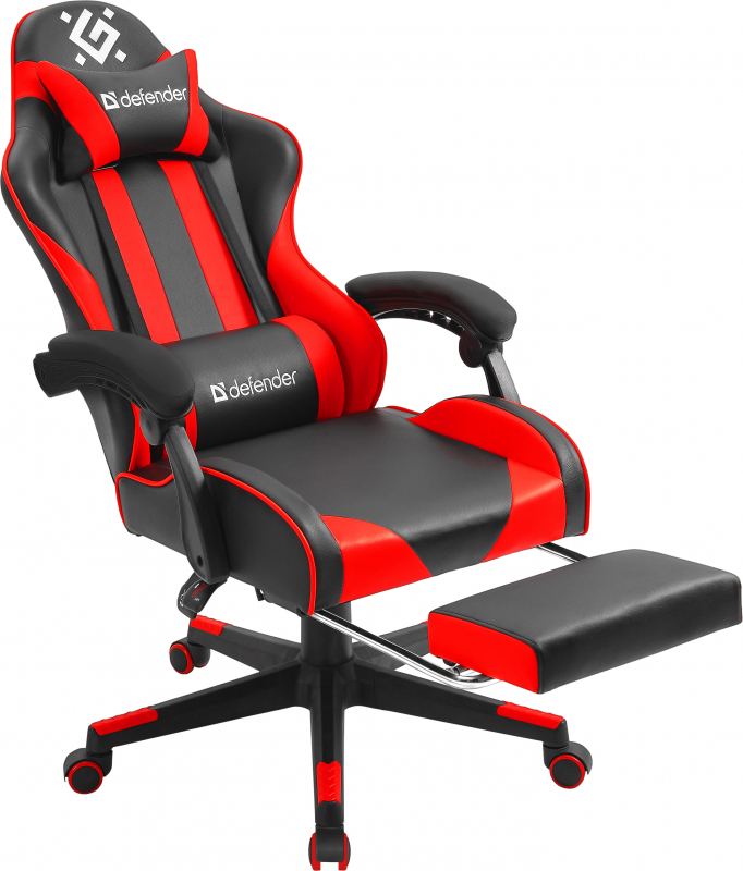 Кресло игровое DEFENDER Rock Черный/Красный 64346 — купить в интернет-магазине ОНЛАЙН ТРЕЙД.РУ